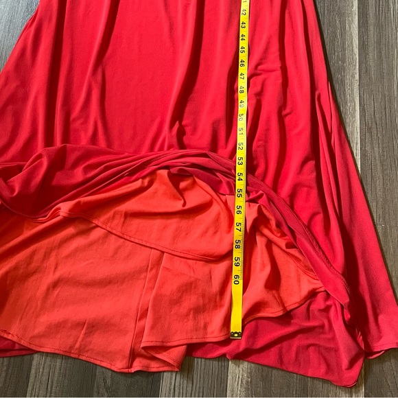 NWT Kasey J Red Mermaid Dress by Jasmine Size 8 - Picture 12 of 14